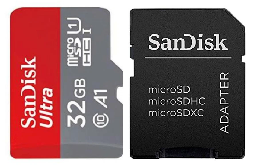 Carte Micro SD SANDISK Ultra microSDHC 32Go + SD adapteur