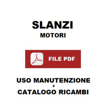 Motore SLANZI DVA 920 1030 diesel Catalogo ricambi Manuale parti esplosi CD ITA