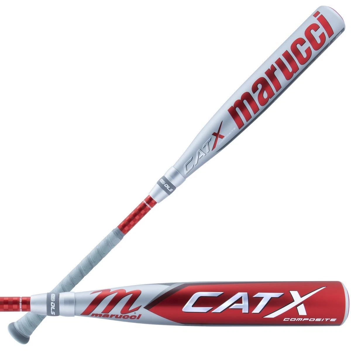 Batte Tee Ball Marucci CAT USA – 25/14, 2 5/8", Métal, Rouge