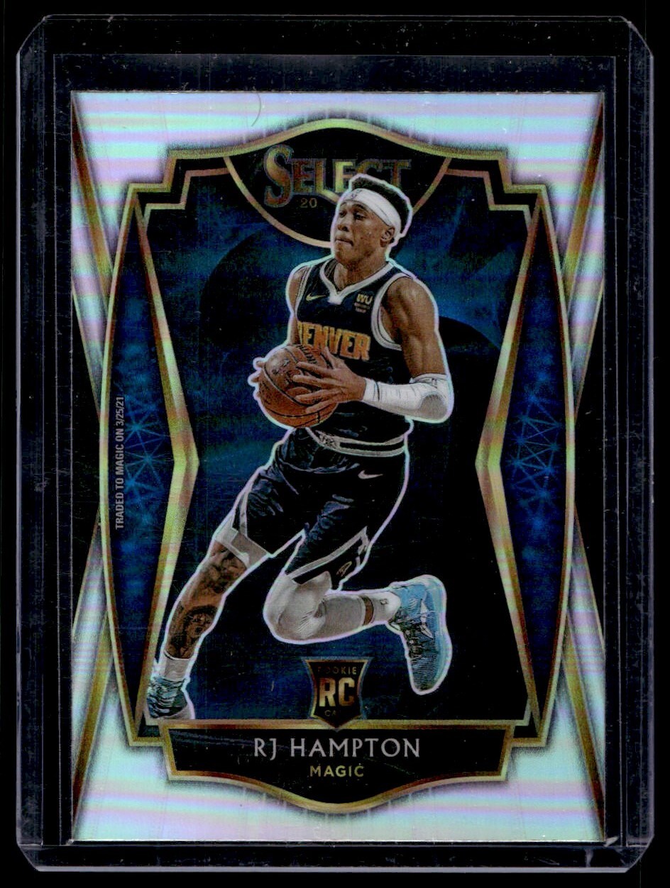2020-21 Panini Select Silver RJ Hampton Rookie Orlando Magic #195