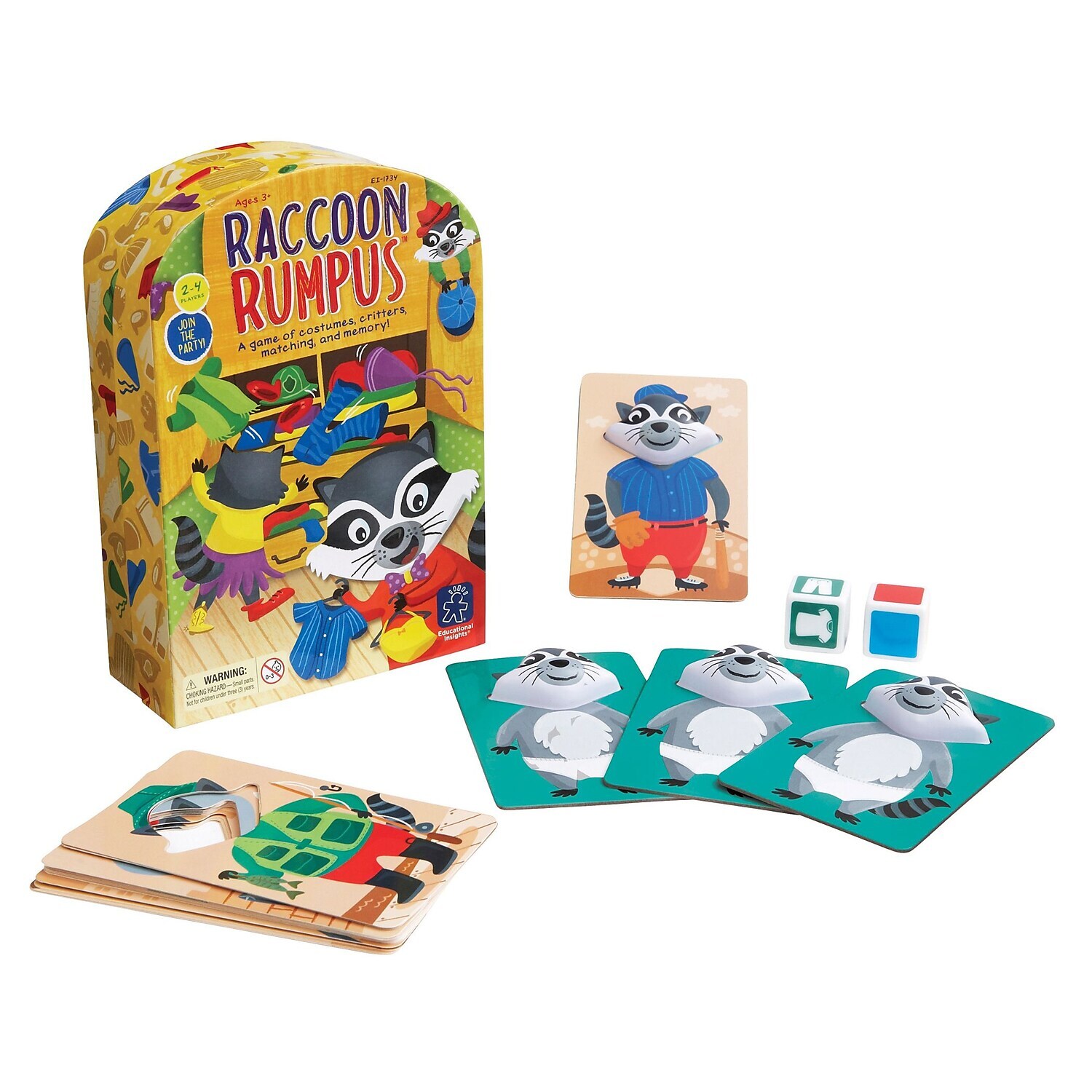 Fun Raccoon Rumpus Matching Game for Kids by Learning Resources-image