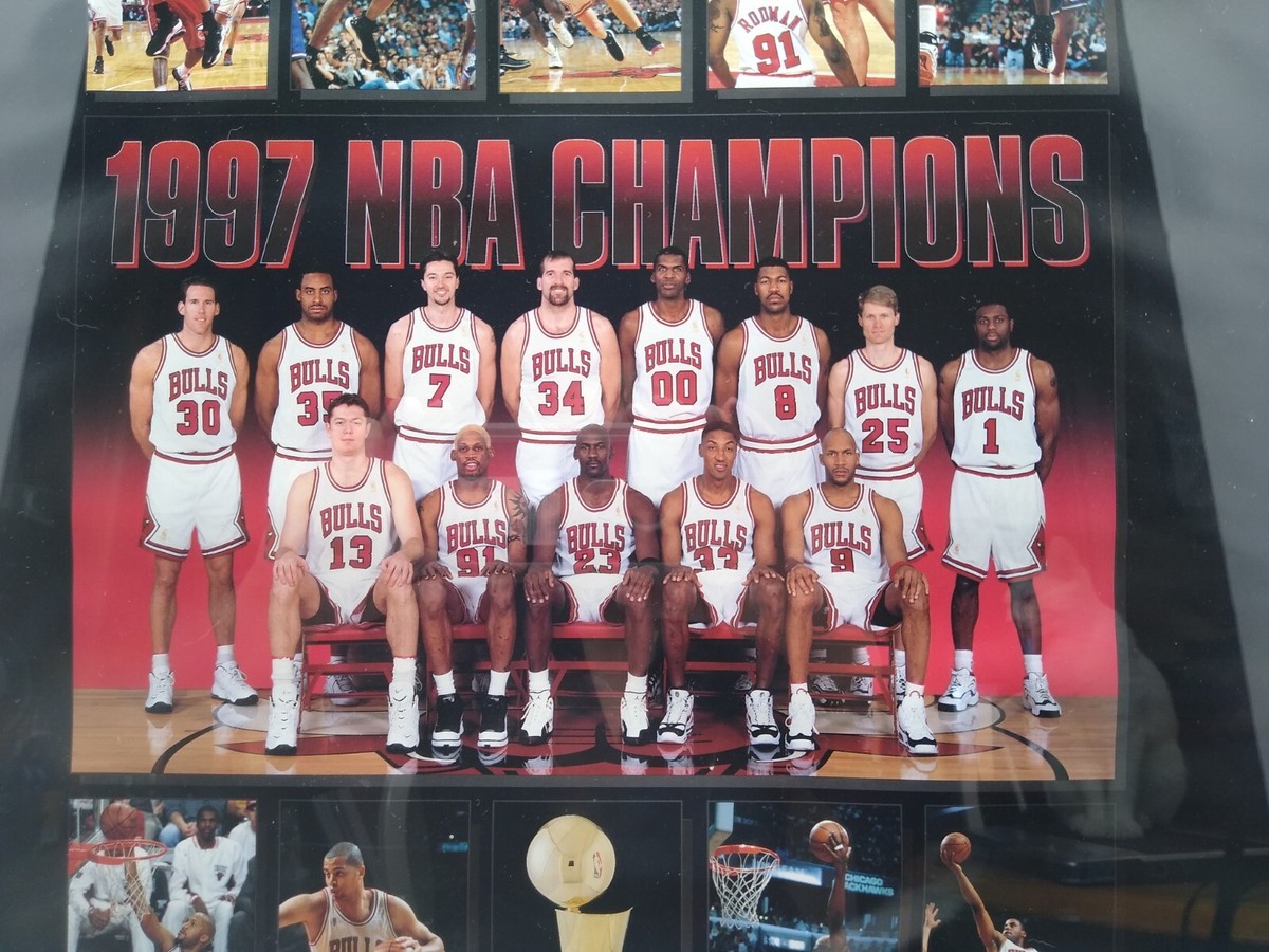 Michael Jordan 1997 NBA Champions Chicago BULLS Basketball