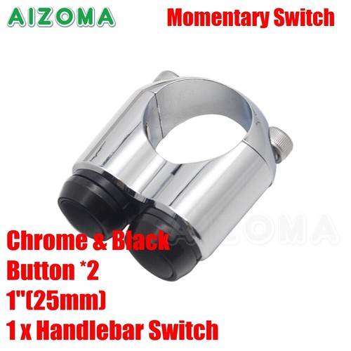 Cafe Racer Motorcycle 2/ 3/ 4 Button Momentary Switch For 1″ or 7/8″ Handlebars - Picture 24 of 41