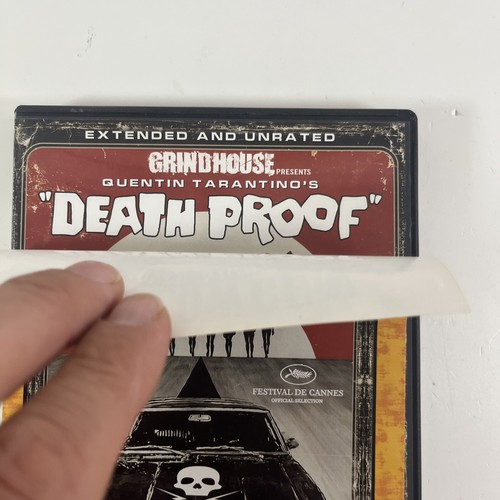 Death Proof 2 Disc Special Edition Extended Unrated DVD grindhouse w/ Promo Top - Picture 6 of 6