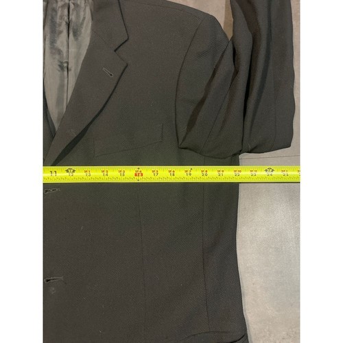 Hugo Boss klassischer schwarzer Blazer Anzug Jacke professionelle formelle Kleidung 42R C-5 - Bild 7 von 9