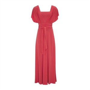 coral multiway dress