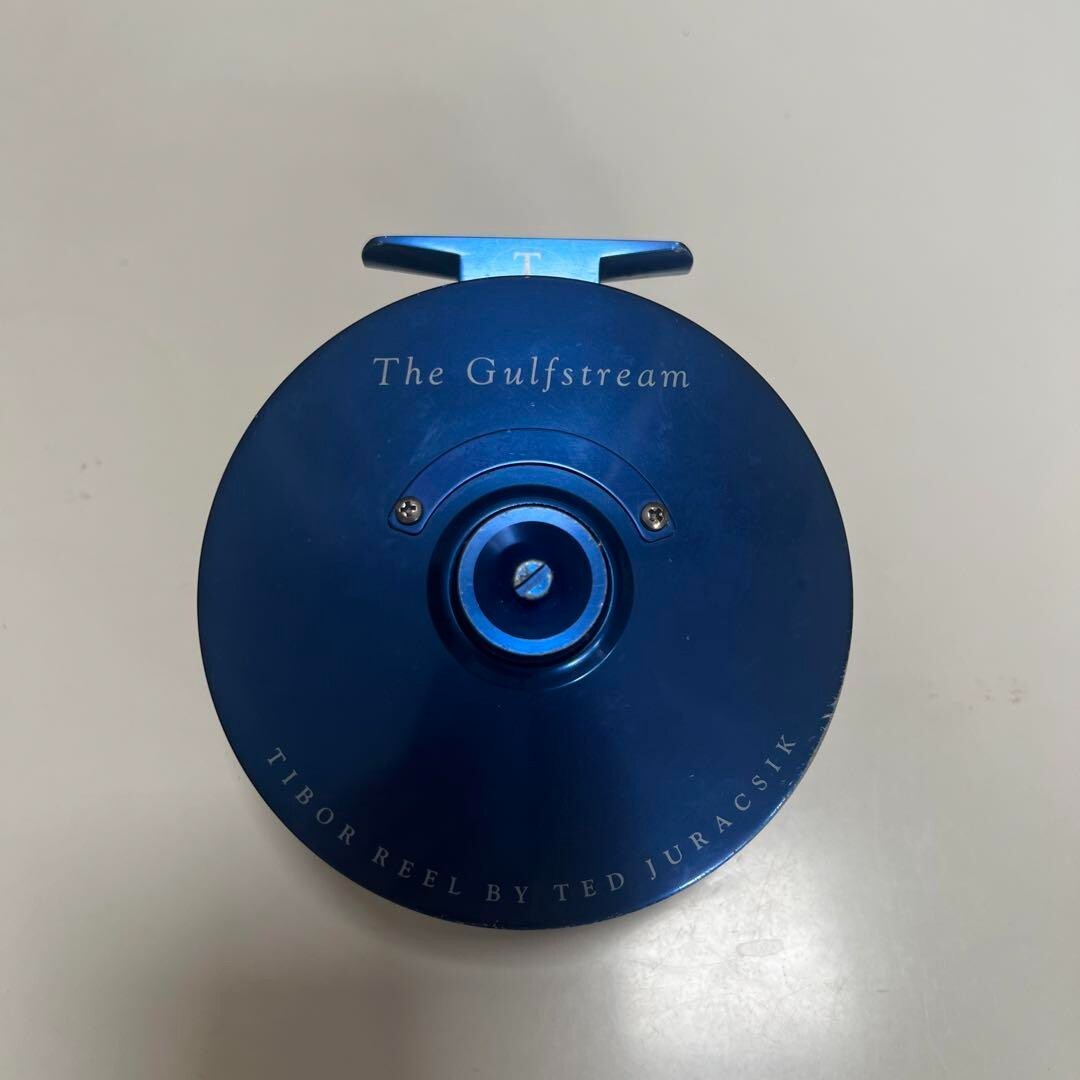 Tibor The Gulfstream fly reel blue rare Very Good from JP | eBay