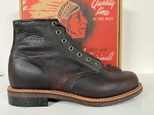 Chippewa Smith Utility Service Work Boot 6" Leather Briar Pitstop 9 D 1901G25