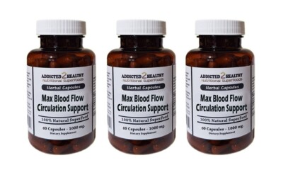 180 Max Blood Flow Capsules - Circulation, BP, Nitric Oxide, Heart Health