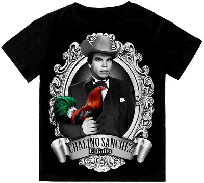 Chalino Sanchez El Gallo Mens T-Shirt Print On Shaka Wear Heavyweight Tee 