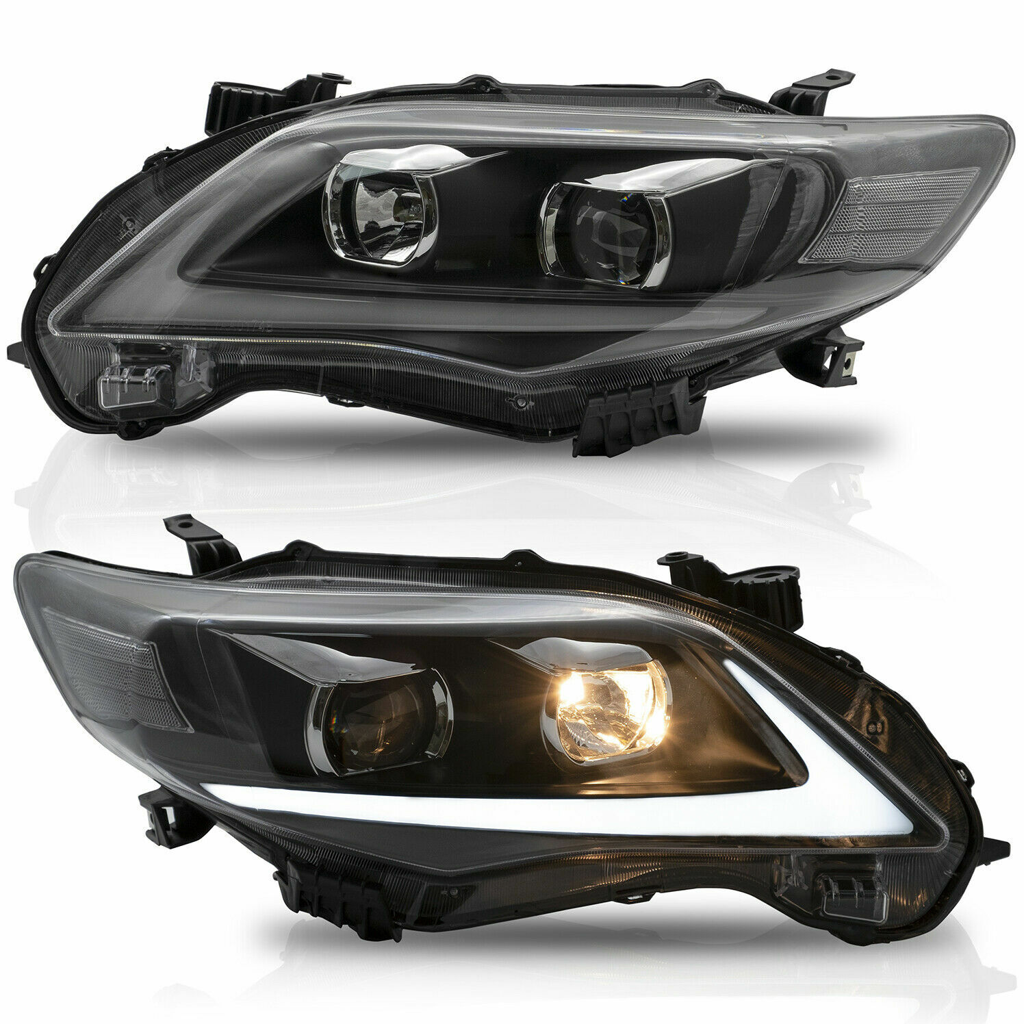 Buy LED Clear Projector Headlights For 