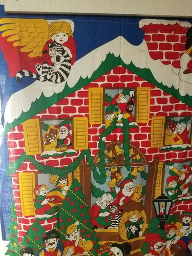 Panel de tela terminado colgante de pared para taller de Navidad - Imagen 3 de 12