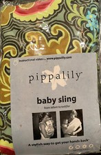 Pippalily Baby Sling Carrier Cotton New SZ S Made In Canada Floral Pattern 3pc