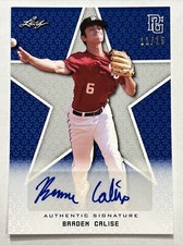 2020 LEAF PG NATIONAL SHOWCASE BRADEN CALISE BLUE AUTO 11/15 M