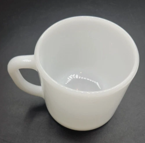 Vtg 1940-50’s Federal White Milk Glass Coffee Mug Tea Cup 8 OZ  HEAT PROOF