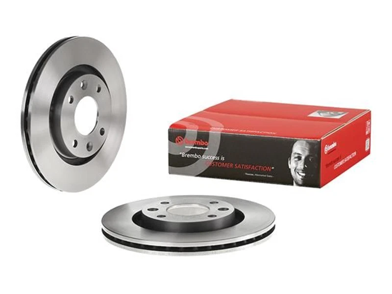 BREMBO Kit Freni ANTERIORI per Citroen C2 C3 Opel Peugeot 208 Dischi + Pastiglie - Imagen 2 de 4
