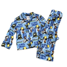 Star Wars Clone Fleece Shirt  Pants 2 Piece Pajamas Set  Blue  Sz 4