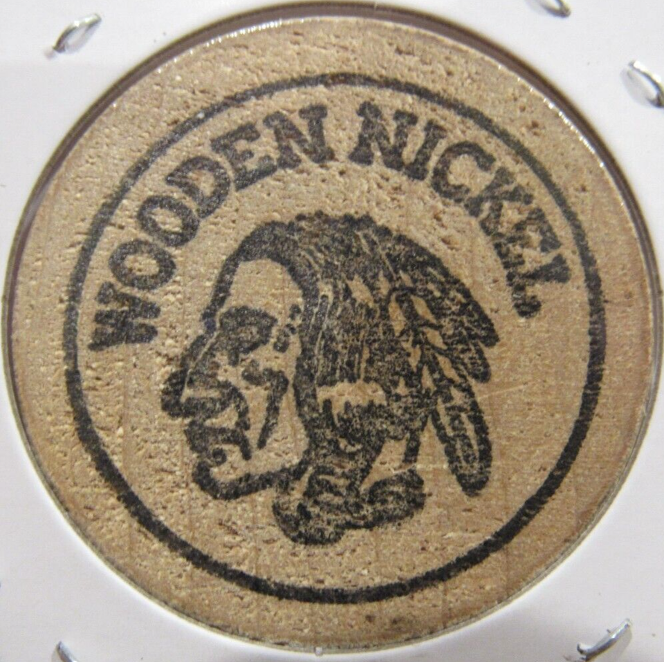 Vintage Bargain House Greenville, NC Wooden Nickel Token North Carolina eBay