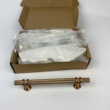 Amerdeco 10 Pack Knurled Champagne Gold Cabinet Pulls 7.2 Inch Length 5 Center