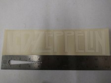 Authentic Original Licensed LED ZEPPELIN Decal  WHITE  1999 Made in USA