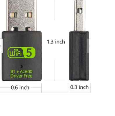 Mister FPGA WiFi Bluetooth Adapter, 600Mbps Dual Band 2.4/5Ghz Wireless Network