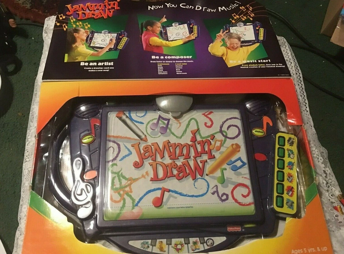 FISHER PRICE JAMMIN' DRAW EVERY DRAWING CREATES NEW SONG .TESTED WORKS  BATTERY | eBay