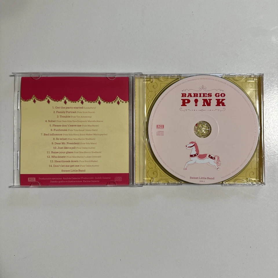 Babies Go Pink P!Nk * by Sweet Little Band (CD - 2011) - Image 3 of 4