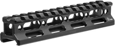 UTG Super Slim 13 Slots Picatinny Riser Mount 0.83", Black 