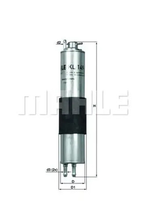 Kraftstofffilter Leitungsfilter KL 149 KNECHT für BMW ALPINA