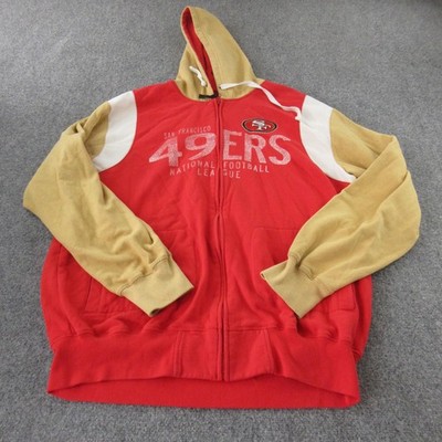 NFL サンフランシスコ49ers フード付きジャケット XL SAN FRANCISCO 49ERS NFL HOODIE