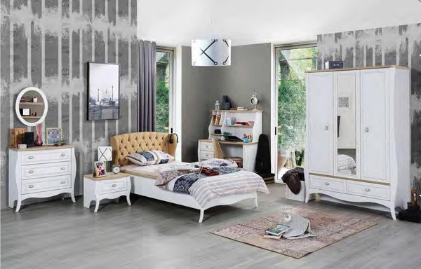 Kinderzimmer Jugendzimmer Schlafzimmer Modern MöBel Komplett Set Neu 5Tlg-image