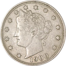 1900 Liberty V Nickel