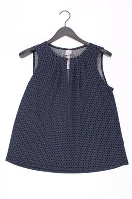✅ Second Life Fashion Ärmellose Bluse Regular Bluse für Damen Gr. 38, M blau ✅ - Bild 1 von 4