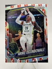 2025 Panini Prizm WNBA #73 Arike Ogunbowale WNBA Logo Prizms