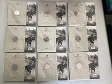 9 x 2024 D Day 50p  Coin Brilliant Uncirculated BU sealed Royal Mint Packs