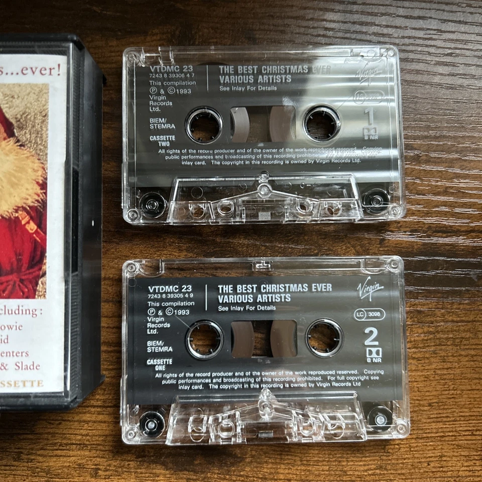VARIOUS ARTISTS - THE BEST CHRISTMAS....EVER! 42 Track Double Cassette tape Ex C - Image 3 of 4