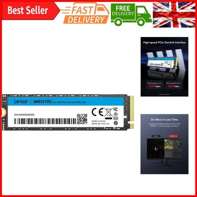 Schnelle 1TB NVMe M.2 SSD - PCIe Gen3x4, 3300MB/s Lesen, 2600MB/s Schreiben, 3D NAND  ...