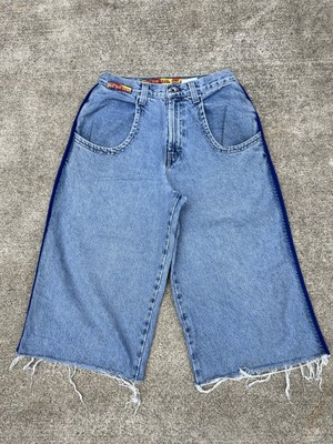Oh Jnco Jeans From 90s Y2K Super Rare Reverbs Blue Stripe Sz 32x30