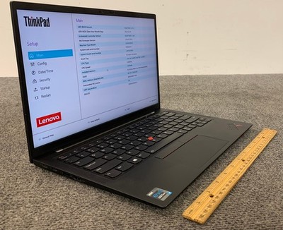 Lenovo ThinkPad X1 Carbon Gen 9 14'' i7-1185G7 16GB RAM, No Storage Boots to BIOS