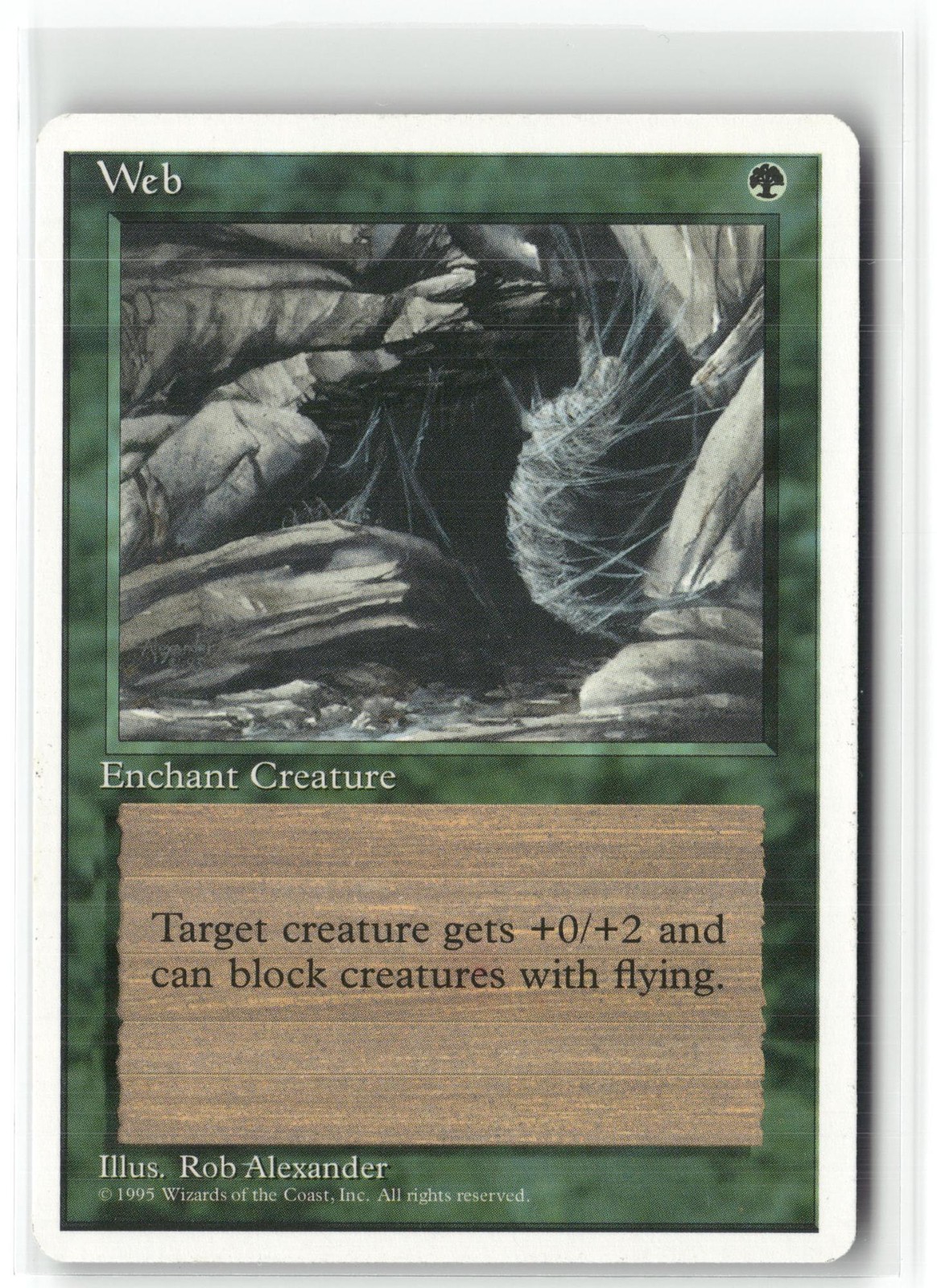 Web Fourth Edition Magic: The Gathering Rare Lightly Played