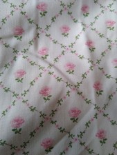 48 X 88 Inch Laura Ashley Kate Curtains Very Pretty Pink White Pencil Pleat Vgc