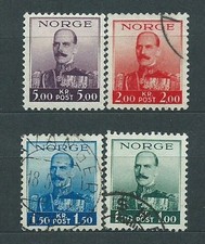 Norway - Mail 1937-8 Yvert 183/6 Used Character