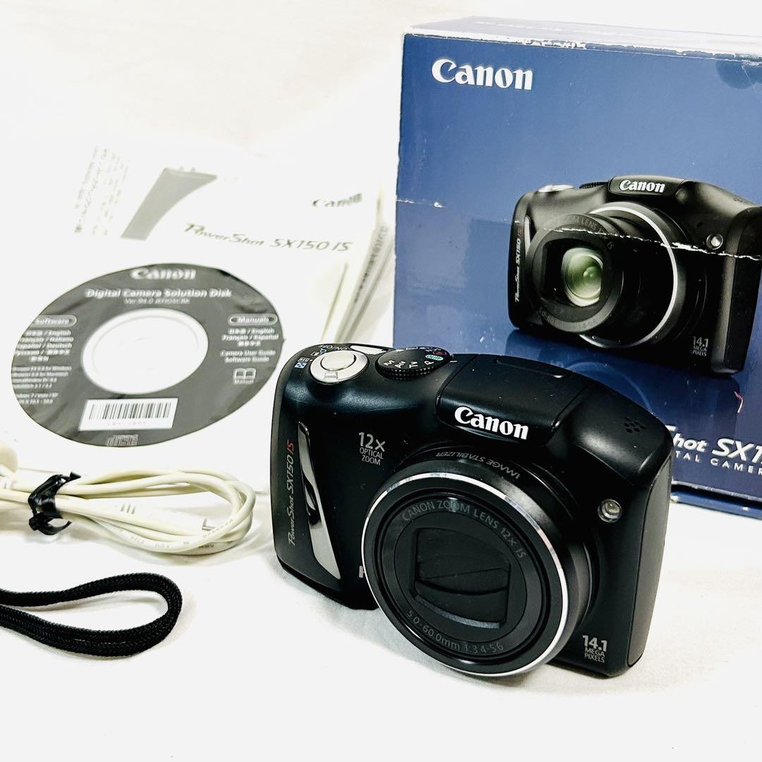 デジタルカメラ Canon SX150 IS 単三電池駆動 別売ケース付 中古品 デジタルカメラ Canon SX150 IS 単三電池駆動 別売ケース付 中古品