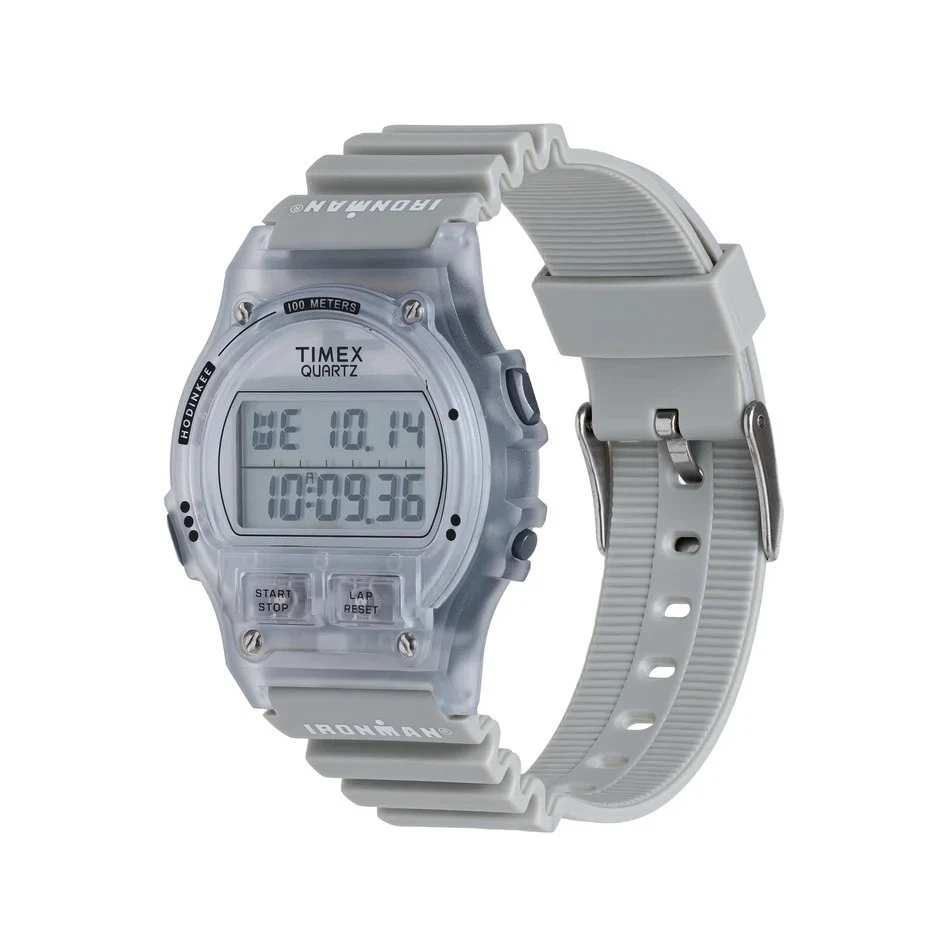 Timex Orologio Digitale Uomo Ironman TW5M590009J – 41mm Cinturino In Resina, Retroilluminazione INDIGLO®, Impermeabile 100m, Timer E Allarmi - 6