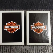 Harley Davidson Zippo Lighter Set Collectible Metal Coated Used