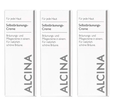 ALCINA Selbstbräunungscreme 3x 50ml
