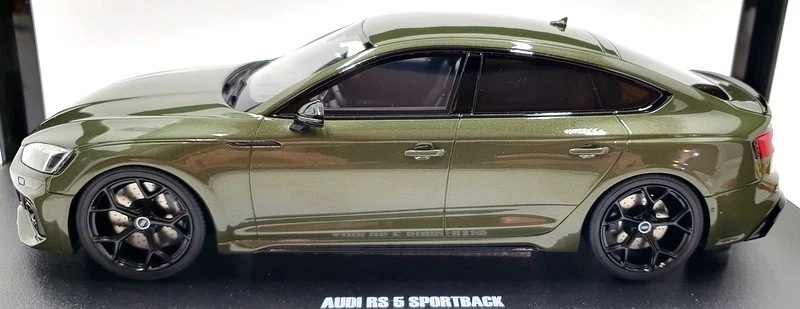 GT Spirit 1/18 Scale Resin GT469 - Audi RS 5 Sportback Competition 2023 - Green - Image 3 of 4