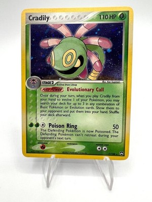 Pokemon Karte Cradily 7/108 Holo Set Power Keepers Excellent Englisch Vintage