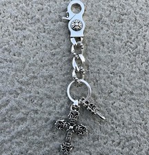 Chrome Hearts- Cross  Dagger Keychain