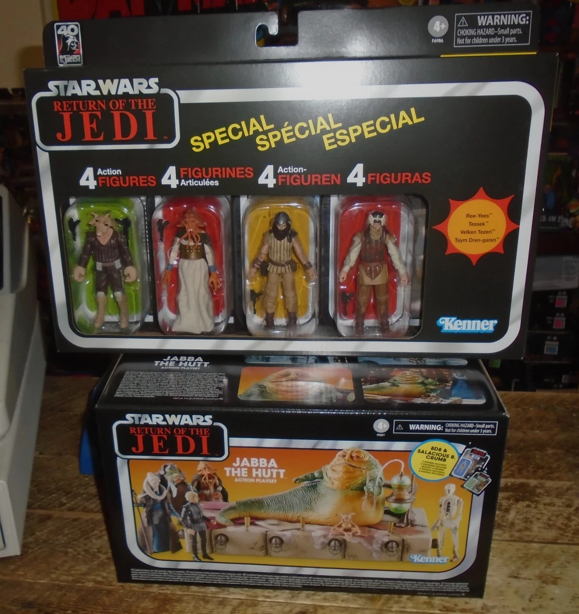 Star Wars, Kenner Vintage, Lot Recemment Moddier 9 Perso + 2 Vehicules